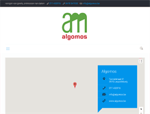 Tablet Screenshot of algomos.be